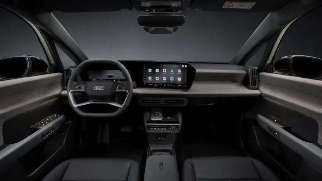 Interior del Audi A2 e-tron.