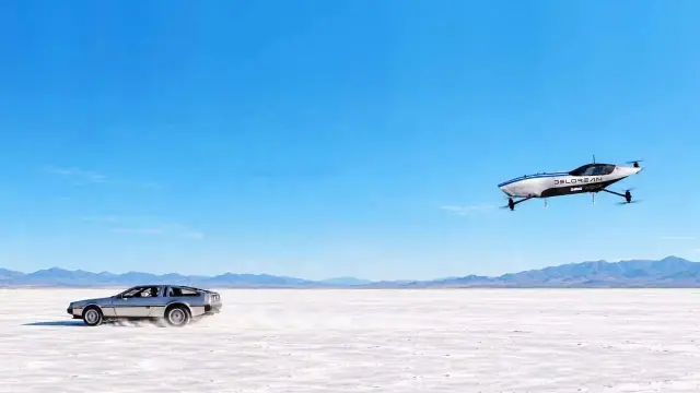 DeLorean busca conseguir el coche aéreo más rápido del mundo
