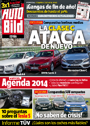 Portada de Auto Bild de diciembre de 2013