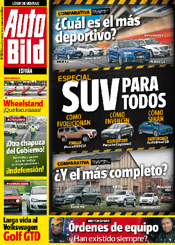 Portada de Auto Bild de enero de 2014